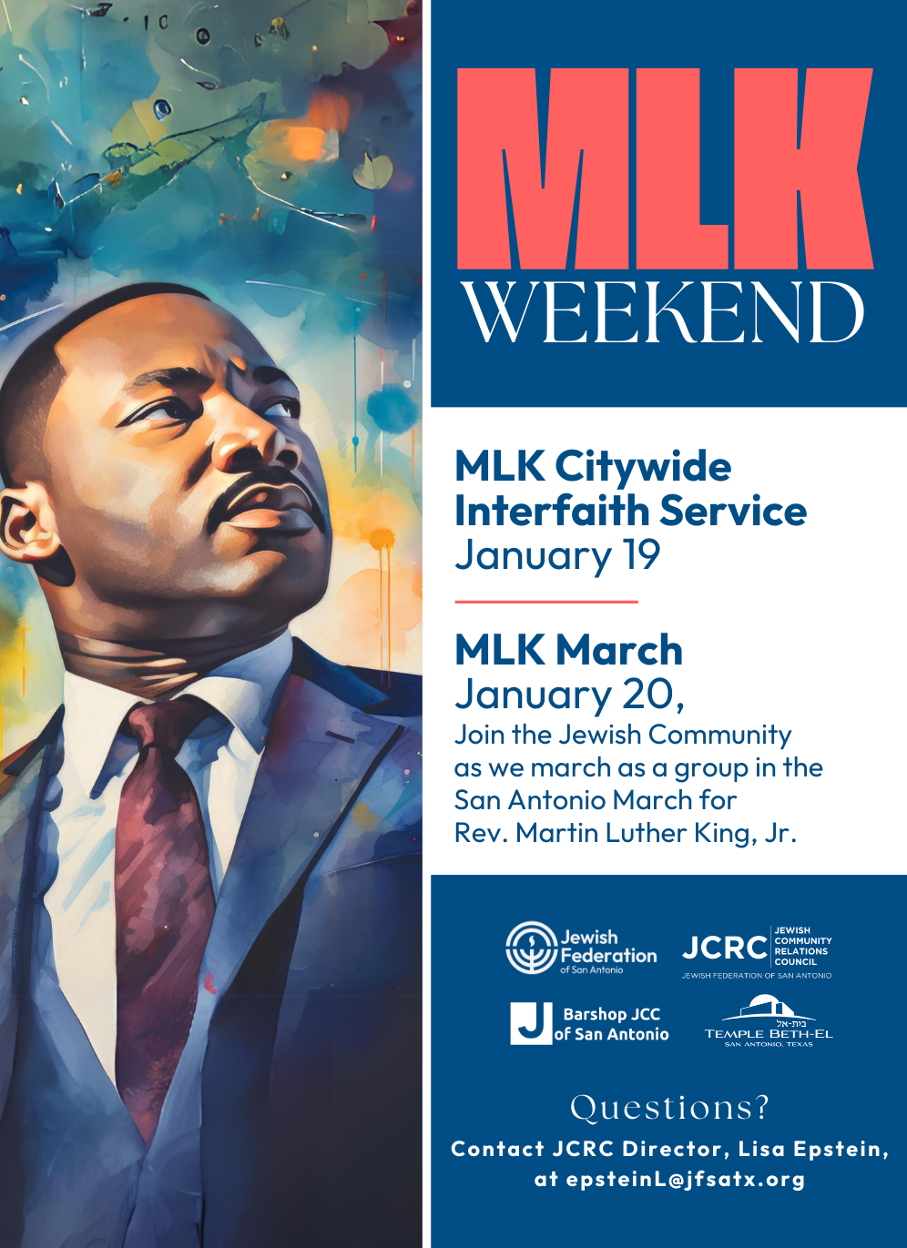 MLK march flyer