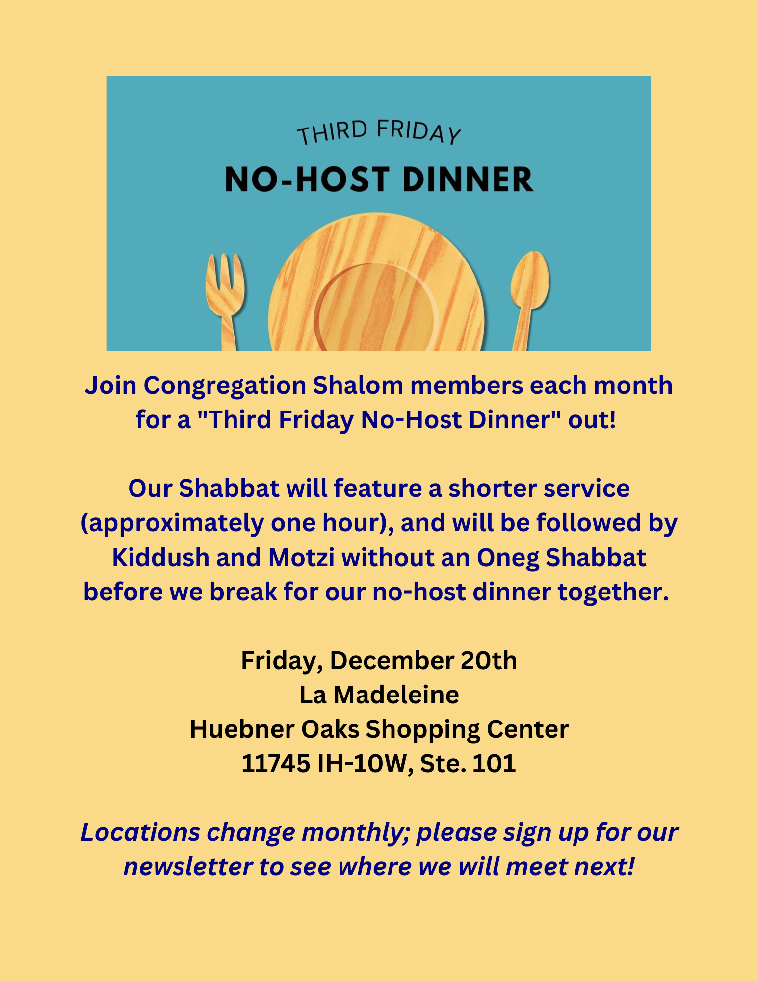 No Host Dinner Flyer (1)